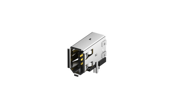 IEEE1394 6Pin 母座 侧插90°