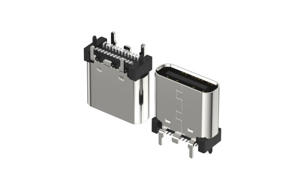 USB3.1 C型 24触点 ,母座 ,立贴 (H8.8)