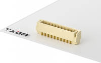 Wafer 0.80mm, 2Circuits, 180° Vertical(SMT), Gold, LCP