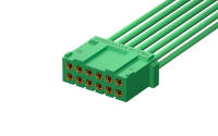 JL24, One-way plug cable, 10Circuits, L=300mm