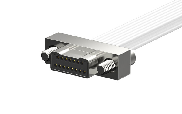 超微D形连接器, 单头线束, 公, 15位, L=310mm (J63A-212-015-161-JC)