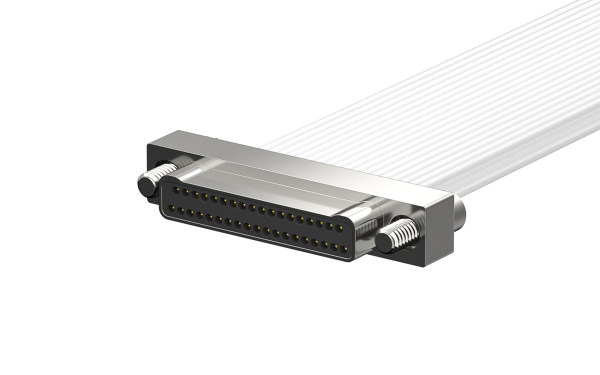 超微D形连接器, 单头线束, 公, 37位, L=310mm (J63A-212-037-161-JC)