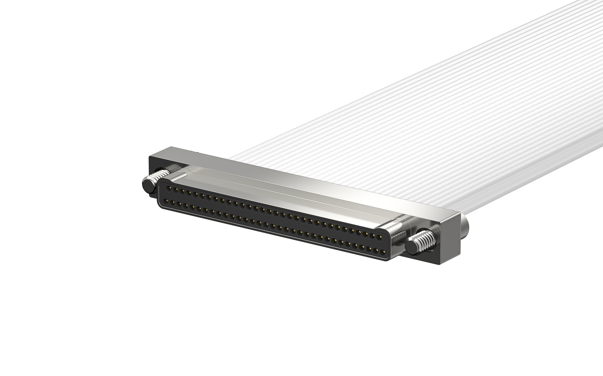 Nano-D connector, One-way plug cable, Male, 65Circuits, L=310mm (J63A-212-065-161-JC)