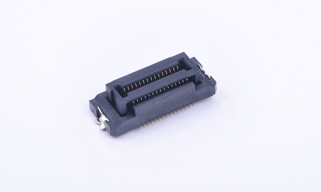 Board-to-Board Floating Connector 0.8mm ,FEMALE ,30Circuits ,180° Vertical(SMT)