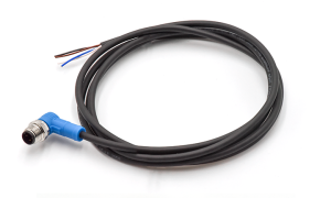 M12 CABLE  45 ANGLE  ENDED  UNSHIELED ,A-CODED ,4Circuits ,PLUG ,45° ,PUR ,2M