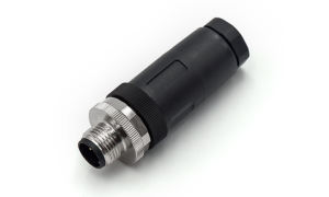 M12X1.0  MALE A CODE,ST UNSHIELDED SCREW ,4Circuits ,PG7