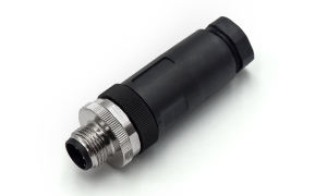 M12X1.0  MALE A CODE,ST UNSHIELDED SCREW  ,4Circuits ,PG9