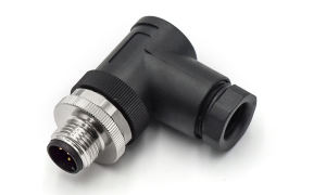 M12X1.0  MALE ,RA UNSHIELDED SCREW TYPE ,A-CODED ,3Circuits ,PG7