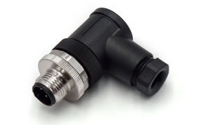 M12X1.0  MALE ,RA UNSHIELDED SCREW TYPE ,A-CODED ,4Circuits ,PG7