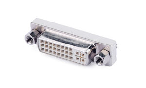 DVI Female (24+5)Circuits 180° Vertical (DIP) White