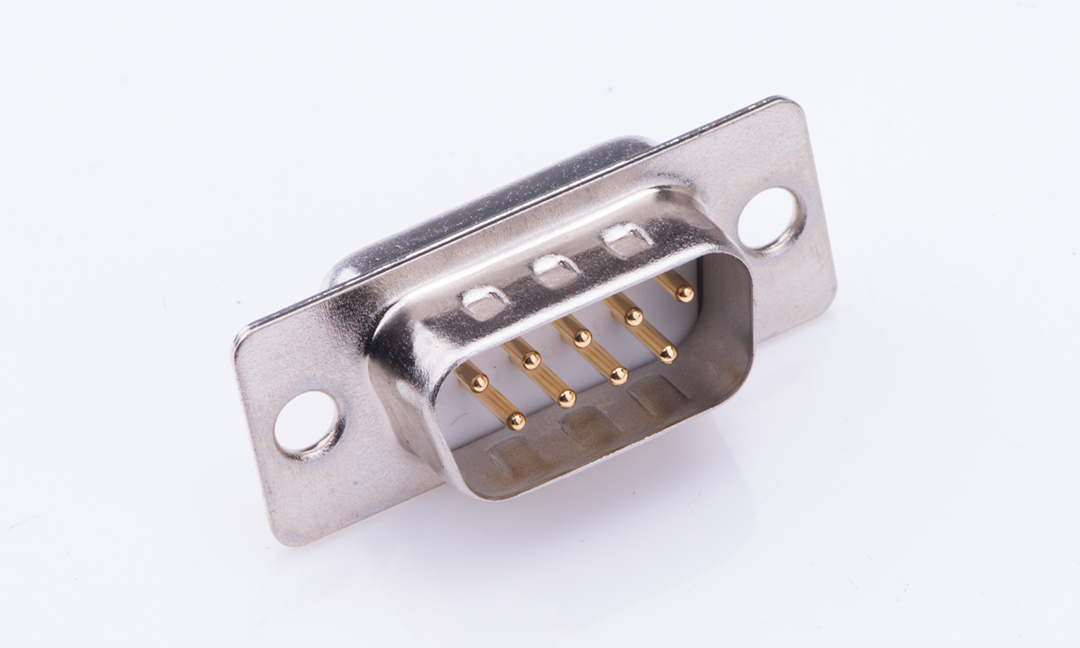 Machined pin D-SUB Male 9Circuits