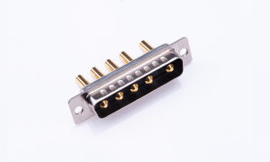 Hight Current D-sub 5Circuits(5W5) ,Male ,Welding ,3μ"