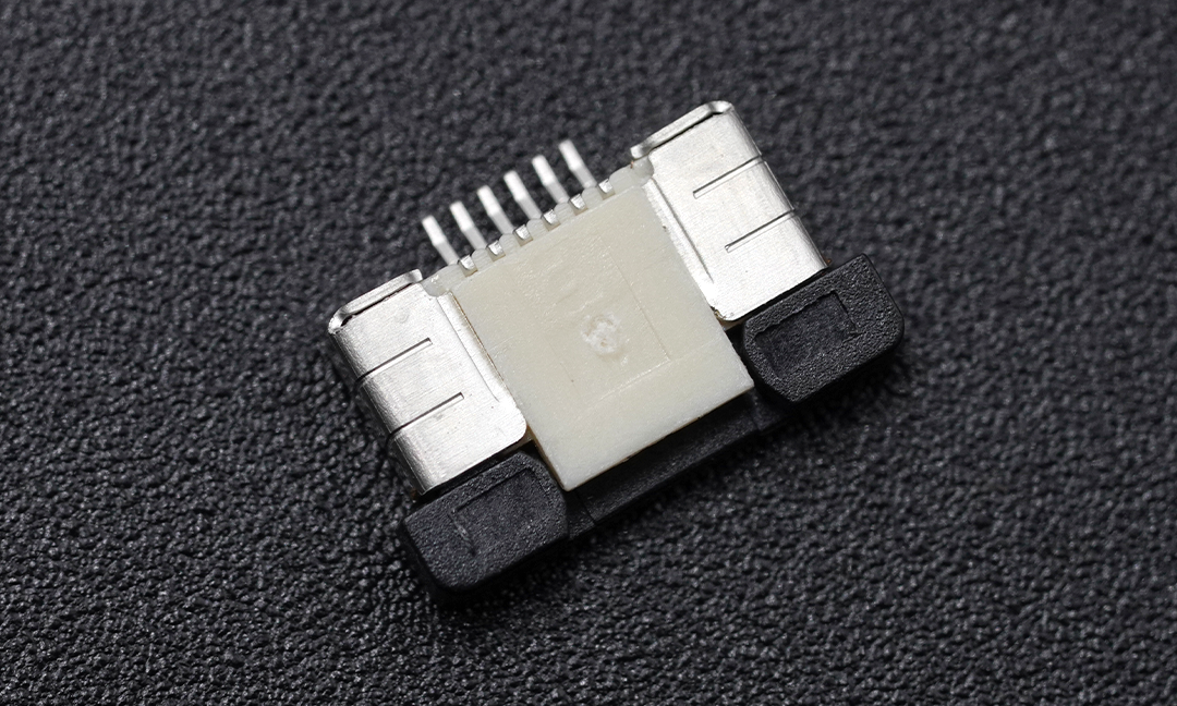 FPC/FFC連接器 0.5mm 臥貼上觸點 6位(2mm)(抽鎖)