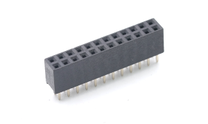 Female Header 2mm 180°Vertical Double row 24Circuits(DIP)