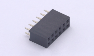 Female Header 2.54mm 180°Vertical Double row 12Circuits(DIP)(1μ'')