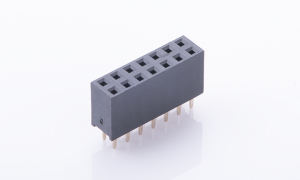 Female Header 2.54mm 180°Vertical Double row 14Circuits(DIP)
