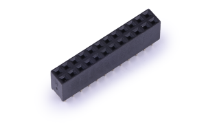Female Header 2.54mm 180°Vertical Double row 24Circuits(DIP)(1μ'')