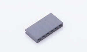 Female Header 2.54mm 180°Vertical Single row 6Circuits(DIP)