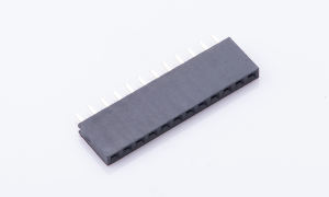 Female Header 2.54mm 180°Vertical Single row 12Circuits(DIP)