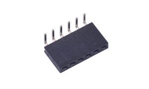 Female Header 2.54mm 90°Angle Single row 6Circuits(DIP)(1μ'')