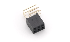 Female Header 2.54mm 90°Angle Three row row 6Circuits(DIP)