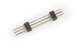 Pin Header 1mm ,Single row ,3Circuits ,180° Vertical(DIP) ,1μ" ,PA6T