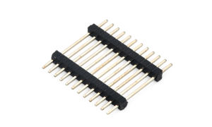 Pin Header 1mm ,Single row ,4Circuits ,180° Vertical(DIP) ,1μ" ,PA6T