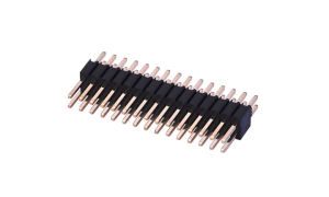 Pin Header 1mm ,Double row ,6Circuits ,180° Vertical(DIP) ,1μ" ,PA6T