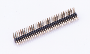 Pin Header 1mm ,Double row ,70Circuits ,90° Angle(DIP) ,1μ" ,PA6T