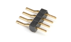 Pin Header 1mm ,Single row ,4Circuits ,90° Angle(SMT) ,1μ" ,PA6T