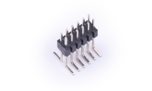 Pin Header 1mm ,Double row ,12Circuits ,180° Vertical(SMT) ,1μ" ,PA6T