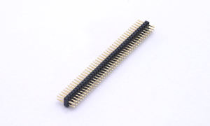 Pin Header 1.27mm ,Double row ,80Circuits ,180° Vertical(DIP) ,1μ" ,PA6T