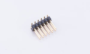 Pin Header 2.54mm 180°Vertical Double row 12Circuits(SMT)(1μ'')
