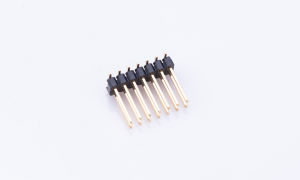 Pin Header 2.54mm 180°Vertical Double row 14Circuits(SMT)(1μ'')