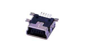 Mini USB 5Circuits 90°Angle Female(SMT)