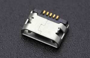 Micro USB 5Circuits ,Female ,90° Angle(SMT)