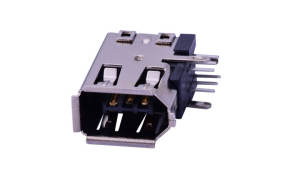 IEEE1394 6Pin   Female   DIP 90°