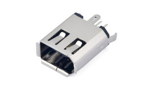 IEEE1394 6Circuits 180°Vertical Female(DIP)