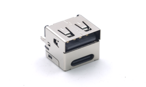 Combo USB3.1 C-type 14Circuits / A-type 4Circuits ,FEMALE ,180° Vertical(DIP)