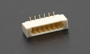 Wafer 0.80mm ,6Circuits ,180° Vertical(SMT) ,Gold ,LCP