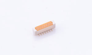 Wafer 0.80mm ,7Circuits ,180° Vertical(SMT) ,Gold ,LCP