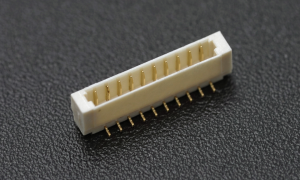 Wafer 0.80mm ,10Circuits ,180° Vertical(SMT) ,Gold ,LCP