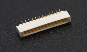 Wafer 0.80mm ,12Circuits ,180° Vertical(SMT) ,Gold ,LCP
