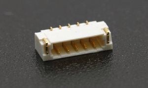 Wafer 0.80mm ,5Circuits ,90° Angle(SMT) ,Gold ,LCP