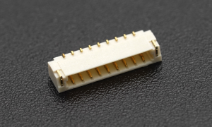 Wafer 0.80mm ,9Circuits ,90° Angle(SMT) ,Gold ,LCP