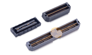 The board-to-board connector is small in size and strong in joining force, supports any insertion and removal in four directions, and the dual contact design ensures stable contact.