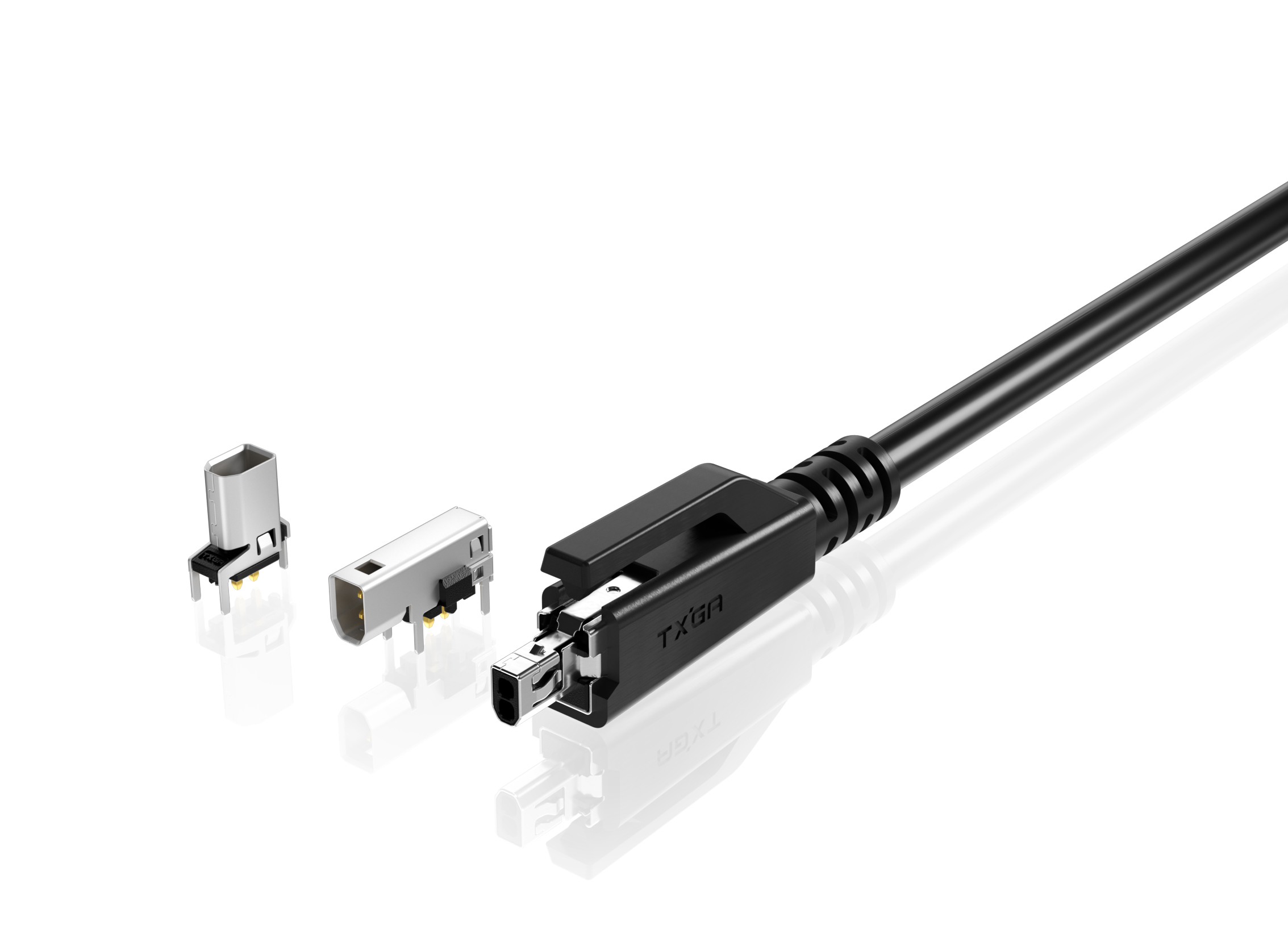 The TXGA single pair Ethernet (SPE) connector combines the characteristics of miniaturization and high performance, with a product 