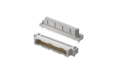 TXGA DIN 41612 connector supports high-density pin layout with multiple rows and columns, and offers multiple pin encoding options. 