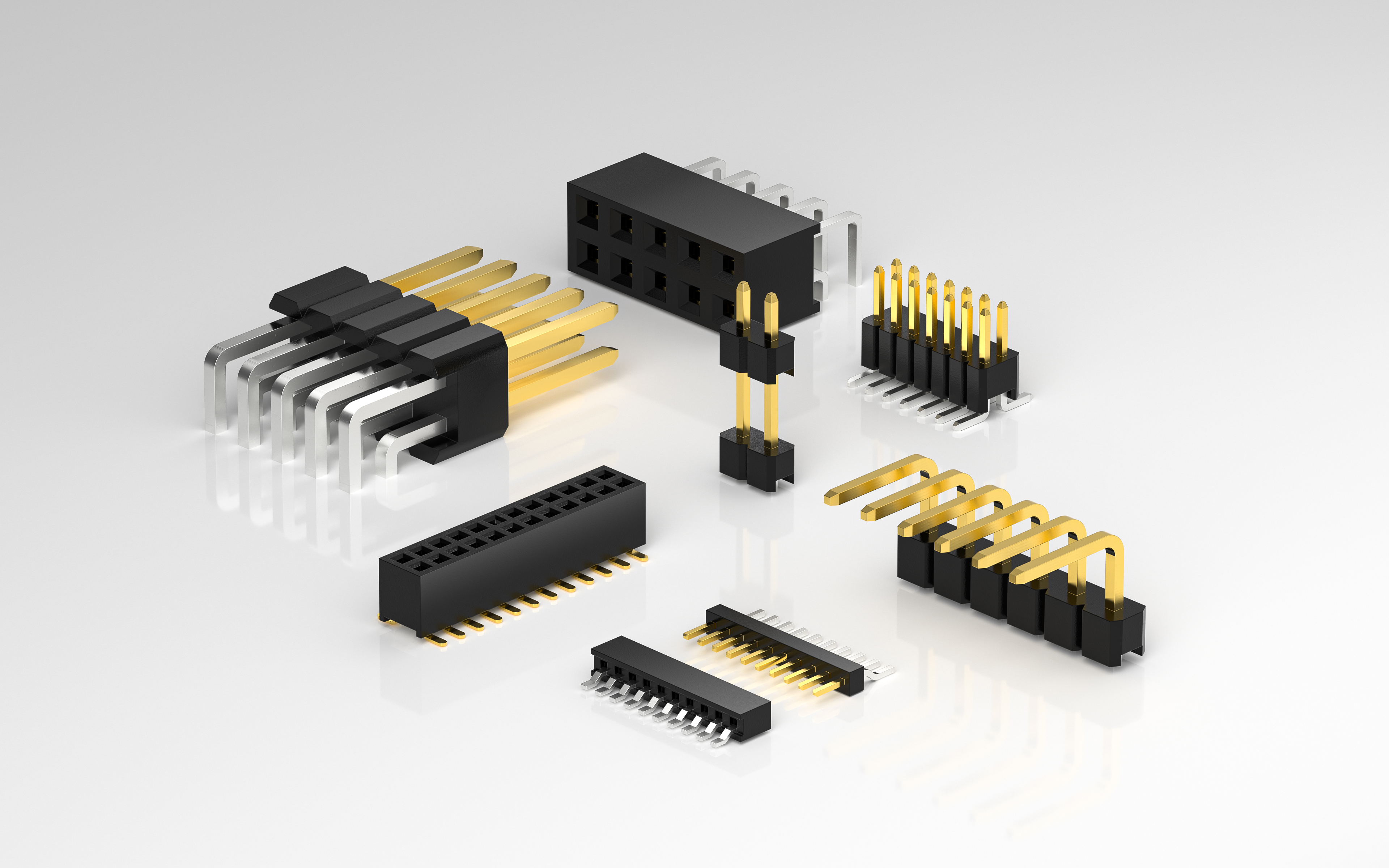Under the influence of factors such as spacing, pin count, and row count, the shape of pin female connectors is usually relatively slender.