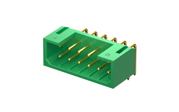 TXGA JL23 printed circuit connector with gold plated contacts of 0.1 μ m. The socket adopts a hyperbolic wire spring structure.